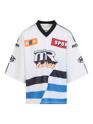 MARTINE ROSE: t-shirts - Martin Rose Oversized Hockey T-Shirt