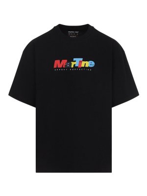 MARTINE ROSE: Camisetas - Camiseta - Negro