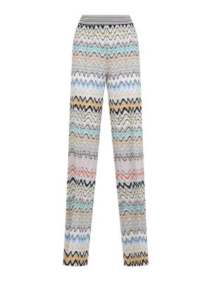 MISSONI: Pantalons casual - Pantalons Décontractés - Bleu