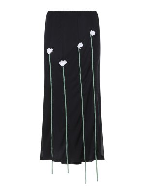 MOSCHINO: Faldas media pierna y semilargas - Falda Semilarga - Negro