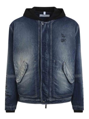 OFF-WHITE: casual jackets - Off White Cherry Fleece Jacket
