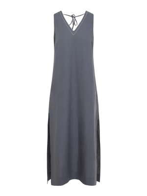 PESERICO: Vestidos largos - Vestido Largo - Azul Claro