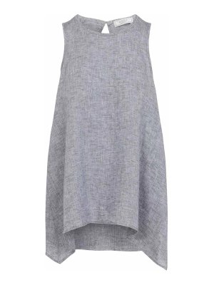 PESERICO: Tops und Tank Tops - Top - Blau