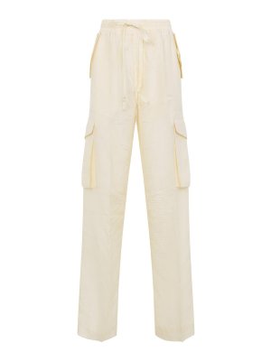 PHOEBE PHILO: casual trousers - Crushed Cargo Trousers
