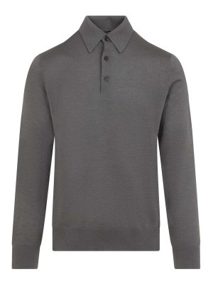 ZEGNA: polo shirts - Zegna Cashmere And Silk Polo