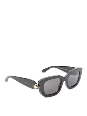 BVLGARI: sunglasses - Serpenti Forever Rectangular Sunglasses