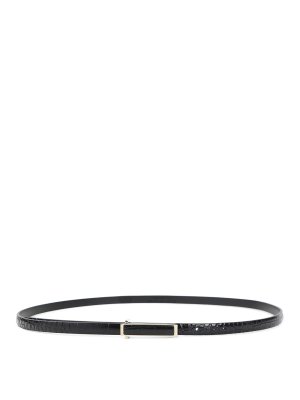 TOM FORD: cinture - Cintura in morbido cocco stampato