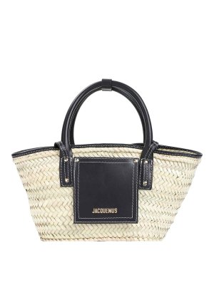 JACQUEMUS: totes bags - Le Petit Panier Soli