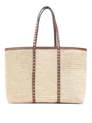 VALENTINO GARAVANI: totes bags - Straw Tote Bag