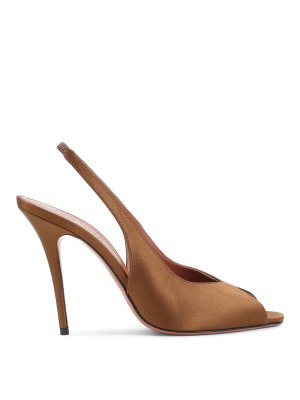 AMINA MUADDI: Mules - Mules - Marron