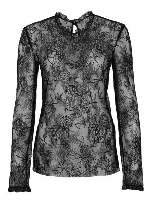 ALBERTA FERRETTI: camicie - Camicia In Pizzo Floreale