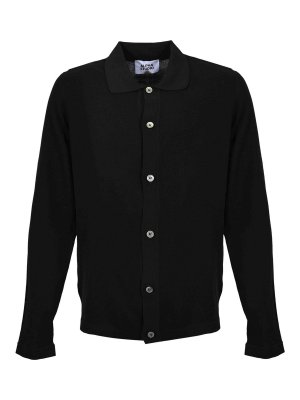 ALPHA STUDIO: shirts - Cotton Knit Shirt