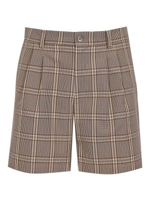 AMARANTO: Trousers Shorts - Bermuda With Check Pattern
