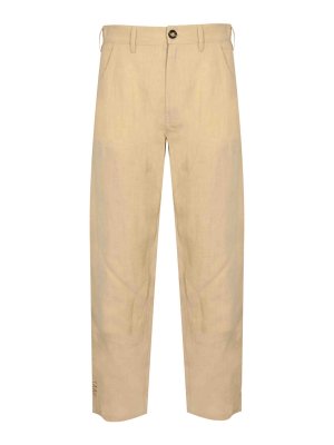 AMARANTO: Pantalons casual - Pantalons Décontractés - Bordeaux