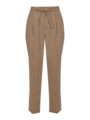 AMARANTO: Pantalons casual - Pantalons Décontractés - Gris Clair