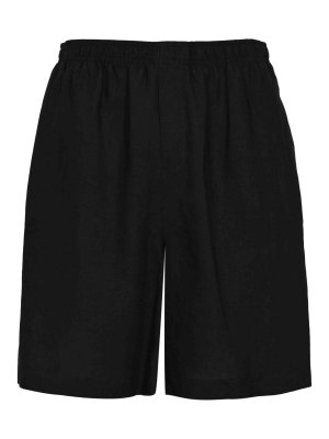 AMARANTO: トラウザーショーツ - ショートパンツ - 黒