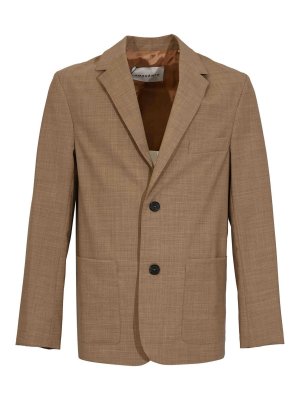 AMARANTO: giacche blazer - Giacca Monopetto In Tessuto Melange