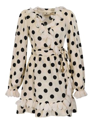 AMOSA: abiti corti - Vestito Corto A Pois