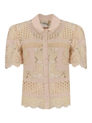 AMOSA: Hemden - Hemd - Beige