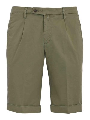 BRIGLIA 1949: Trousers Shorts - Bermuda shorts in military cotton