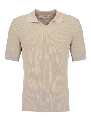 BRUNELLO CUCINELLI: Poloshirts - Poloshirt - Beige