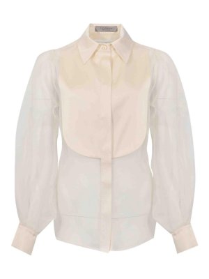 D.EXTERIOR: shirts - Silk and satin shirt