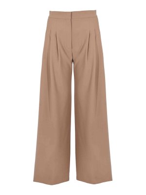 D.EXTERIOR: casual trousers - Wide trousers in cady with pleats