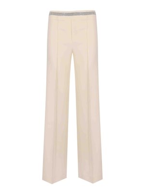 D.EXTERIOR: casual trousers - Straight Cady Trousers