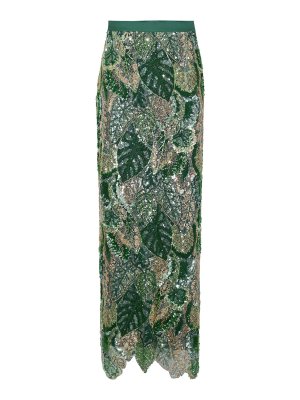 GIANNI MOLARO: Faldas largas - Falda Larga - Verde