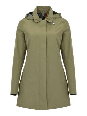 K-WAY: giacche casual - Giubbotto Mathy Bonded Jersey Green Lichen
