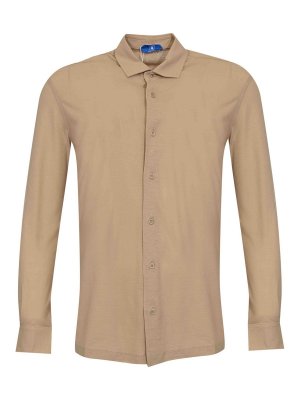 Kired: camicie - Camicia Capri In Cotone Beige