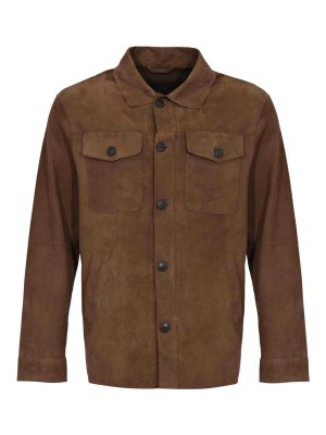 LEATHER AUTHORITY: レザージャケット - レザージャケット - オレンジ