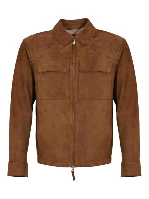 LEATHER AUTHORITY: leather jacket - Terragon Suede Jacket