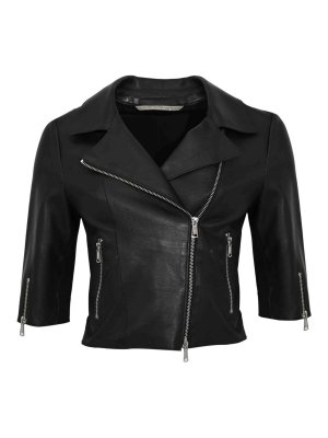 LEATHER AUTHORITY: leather jacket - Coco Jacket In Black Leather