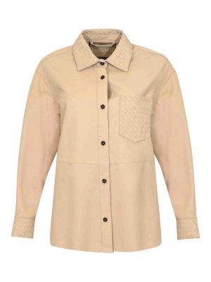 LEATHER AUTHORITY: Lederjacken - Lederjacke - Weiß