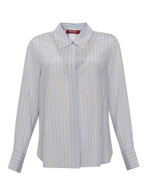 MAX MARA STUDIO: シャツ - シャツ - ブルー