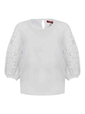 MAX MARA STUDIO: T-shirts - T-Shirt - Weiß