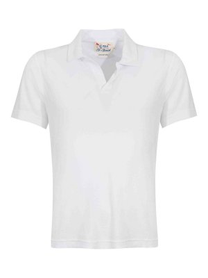 MC2 SAINT BARTH: polo - Polo Jeremy In Misto Cotone E Lyocell White