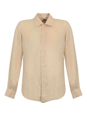 MC2 SAINT BARTH: camicie - Camicia Raphael In Lino Beige