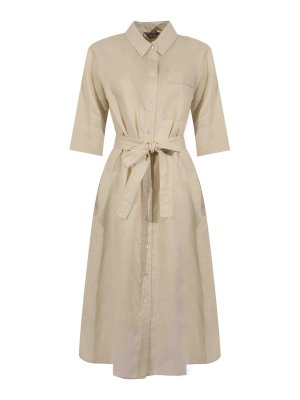 MM6 MAISON MARGIELA: ニーレングスドレス - 膝丈ドレス - 白