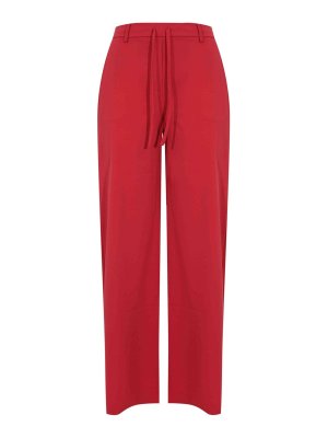 MM6 MAISON MARGIELA: Pantalones deportivos - Pantalones Deportivos - Rojo