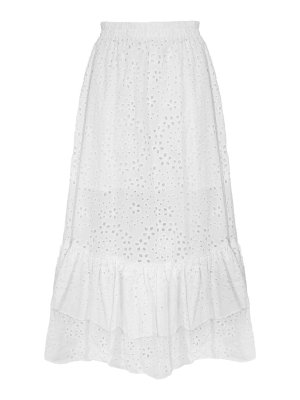 NO SECRETS: Faldas largas - Falda Larga - Beis Oscuro