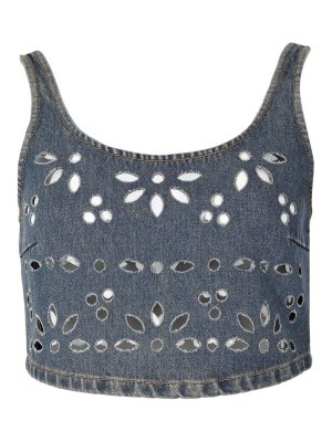 Pinko: トップス＆タンクトップ - トップ/タンクトップ - デニム