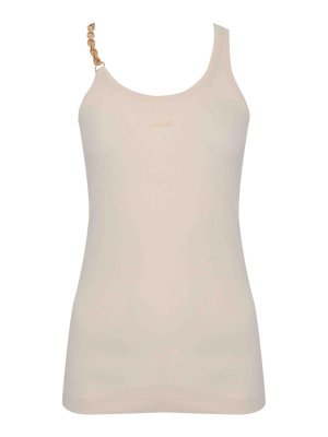 Pinko: Tops & Tank tops - Charlene Ribbed Cotton Tank Top