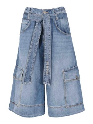 Pinko: Hosen Shorts - Shorts - Denim