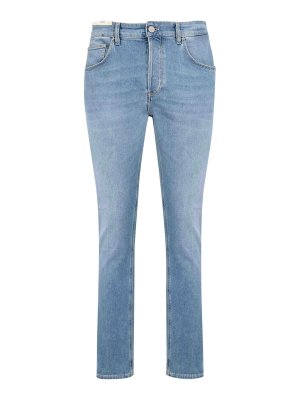 PT TORINO: straight leg jeans - 5 Pocket Denim Jeans
