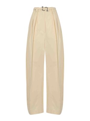 SPORTMAX: カジュアルトラウザー - カジュアルパンツ - イエロー