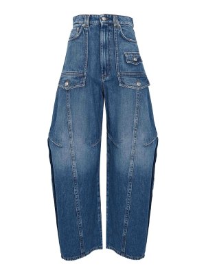 SPORTMAX: カジュアルトラウザー - カジュアルパンツ - ブルー