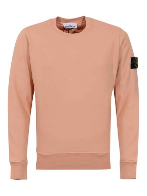 STONE ISLAND: Sweatshirts & Sweaters - Sweatshirt  In Cotton Plaster Pink