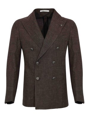TAGLIATORE: Vestes de costume - Blazer - Marron
